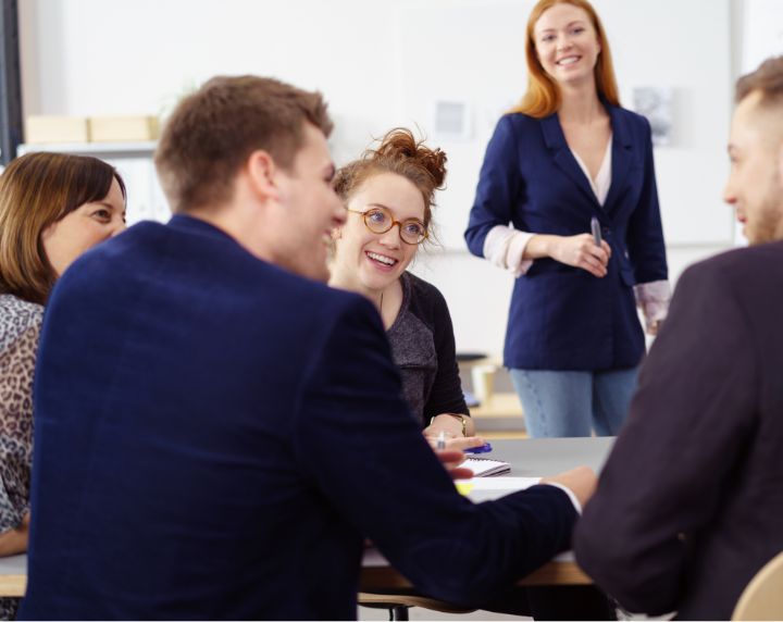 Animation d'une formation pour adultes